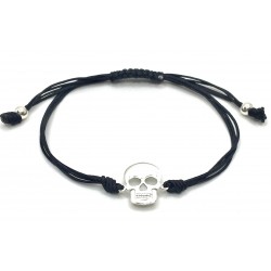PULSERA CALAVERA CON HILO...