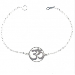 PULSERA OM DE PLATA